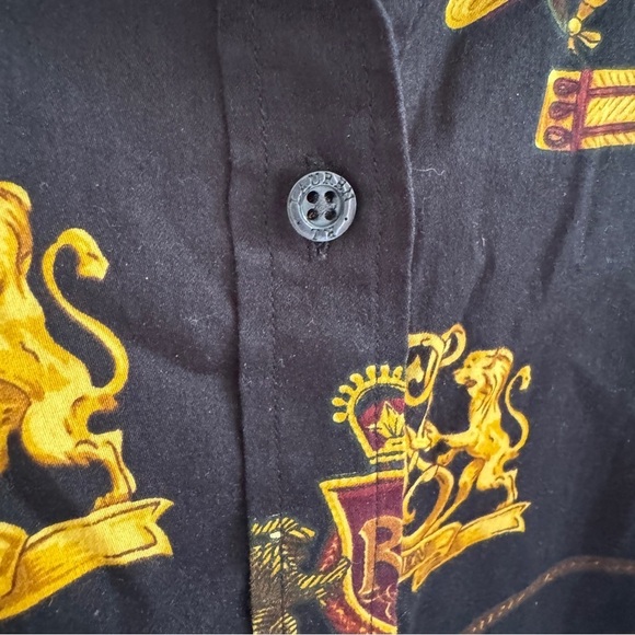 Vintage Ralph Lauren Equestrian Print Shirt L - Picture 4 of 12